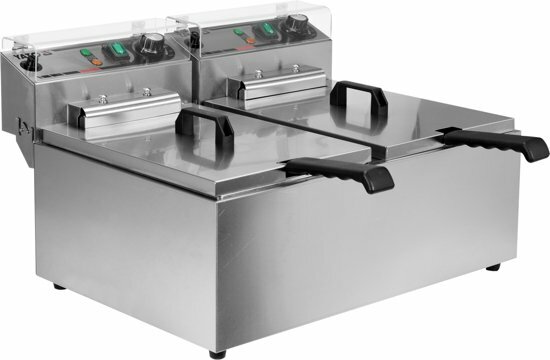 Frytownica gastronomiczna 2-komorowa 2x11,5L | Yato Gastro YG-04624