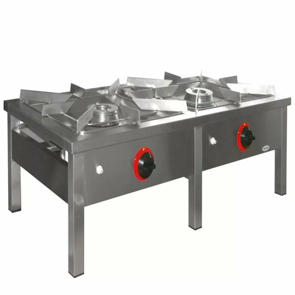 EGAZ Taboret gazowy 2-palnikowy 1145x600x350 mm | Egaz TG-214.I