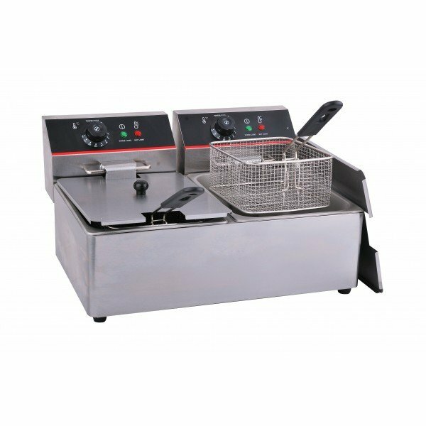 Frytownica elektryczna 2-komorowa 2x8L| PROBOX PXTEF-8L-2