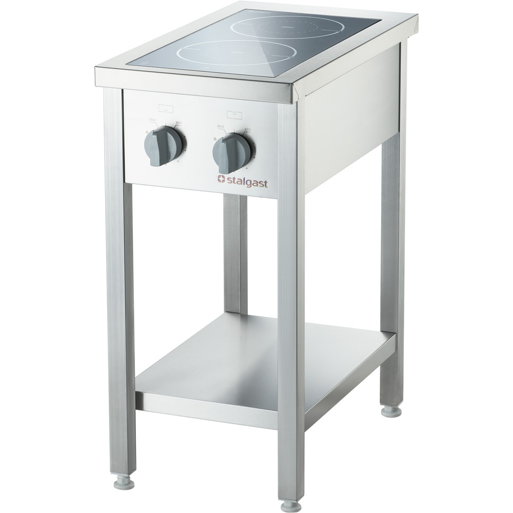 Indukcja gastronomiczna 2-palnikowa wolnostojąca 7 kW 400V | Stalgast 979510