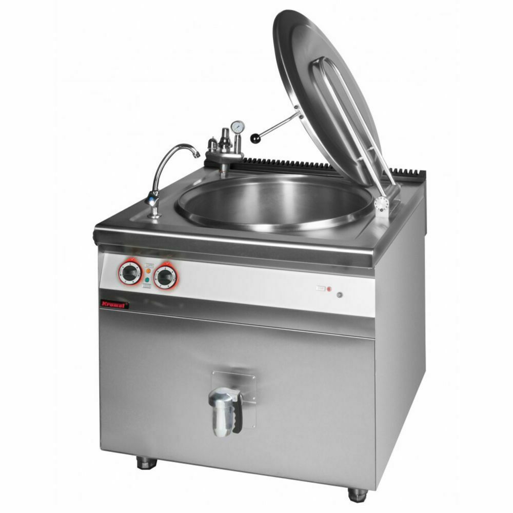 Kocioł warzelny pośredni elektryczny 150L 18.5 kW | Kromet 900.BEK-150AN
