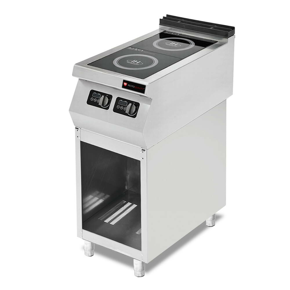 Indukcja profesjonalna | 2-palnikowa | 7 kW | 230V | podstawa otwarta | linia 900 | Resto Quality RQ.PLS.9IND010