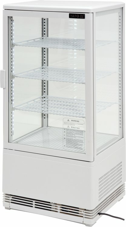 Witryna chłodnicza biała 78L | Yato Gastro YG-05055