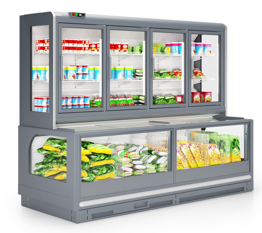 Szafoboneta mroźnicza 3750x1075x2040 mm | ES System K WMP Pavo 04 3,75