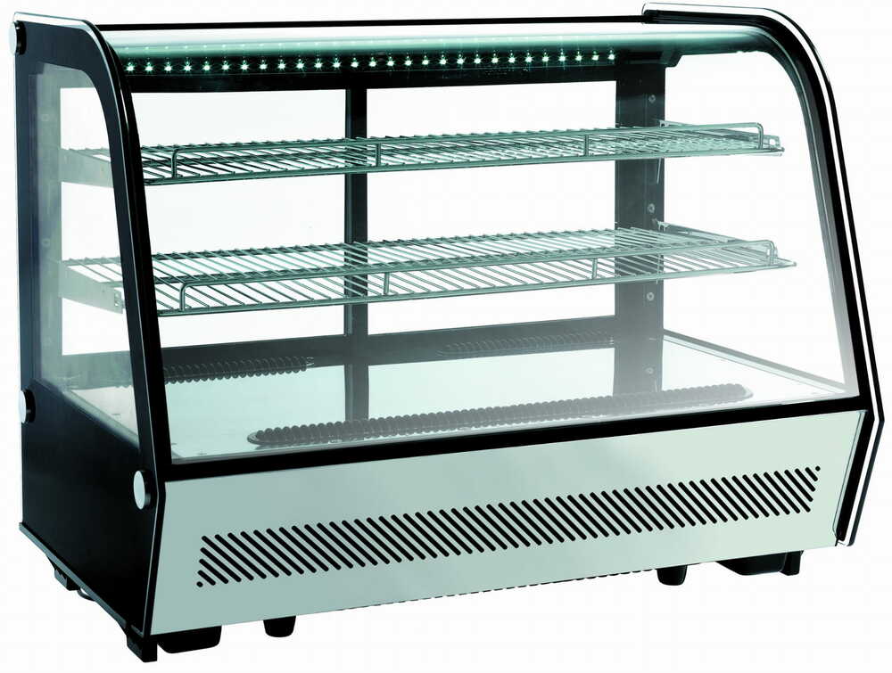 Witryna chłodnicza nablatowa 160L | cukiernicza | LED | Resto Quality RTW160