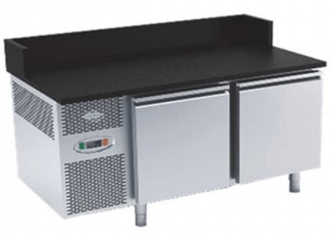 Stół chłodniczy do przygotowywania pizzy o wym. 1475x800x840/1000 mm | Dora Metal DM-94051 BG