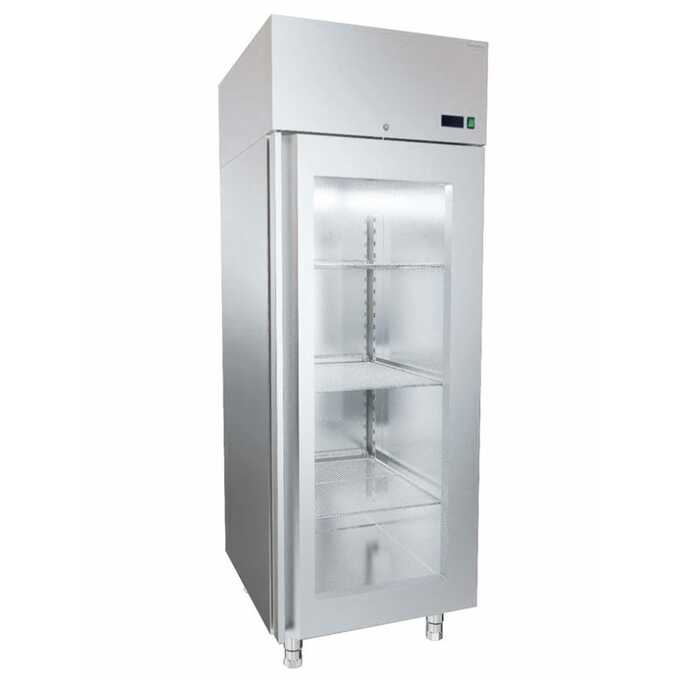 Szafa chłodnicza standard plus z drzwiami przeszklonymi o wym. 720x821x2050 mm | Dora Metal DM-92622
