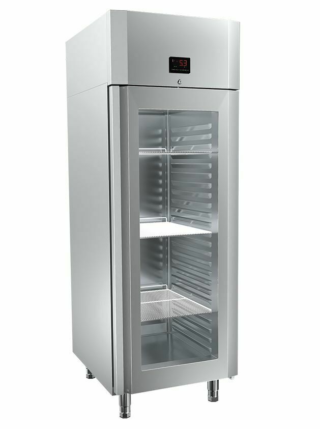 Szafa chłodnicza Premium z drzwiami przeszklonymi o wym. 714x869x2065 mm | Dora Metal DM-92132