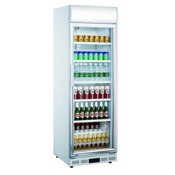 Szafa chłodnicza przeszklona 352 litrów | PROBOX PXLG 352DF SILVER