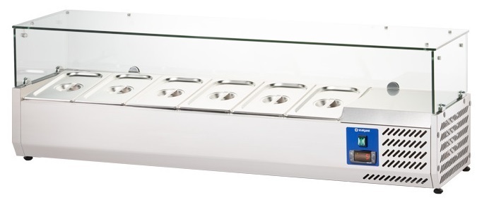 Nadstawka chłodnicza z szybą 6xGN1/3 | Stalgast 834631