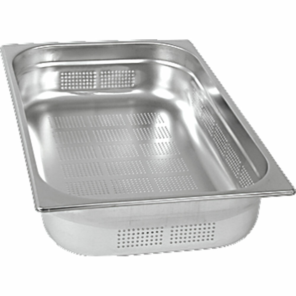 Pojemnik stalowy, perforowany, Comfort, GN 1\1, H 65 mm | Stalgast 121067