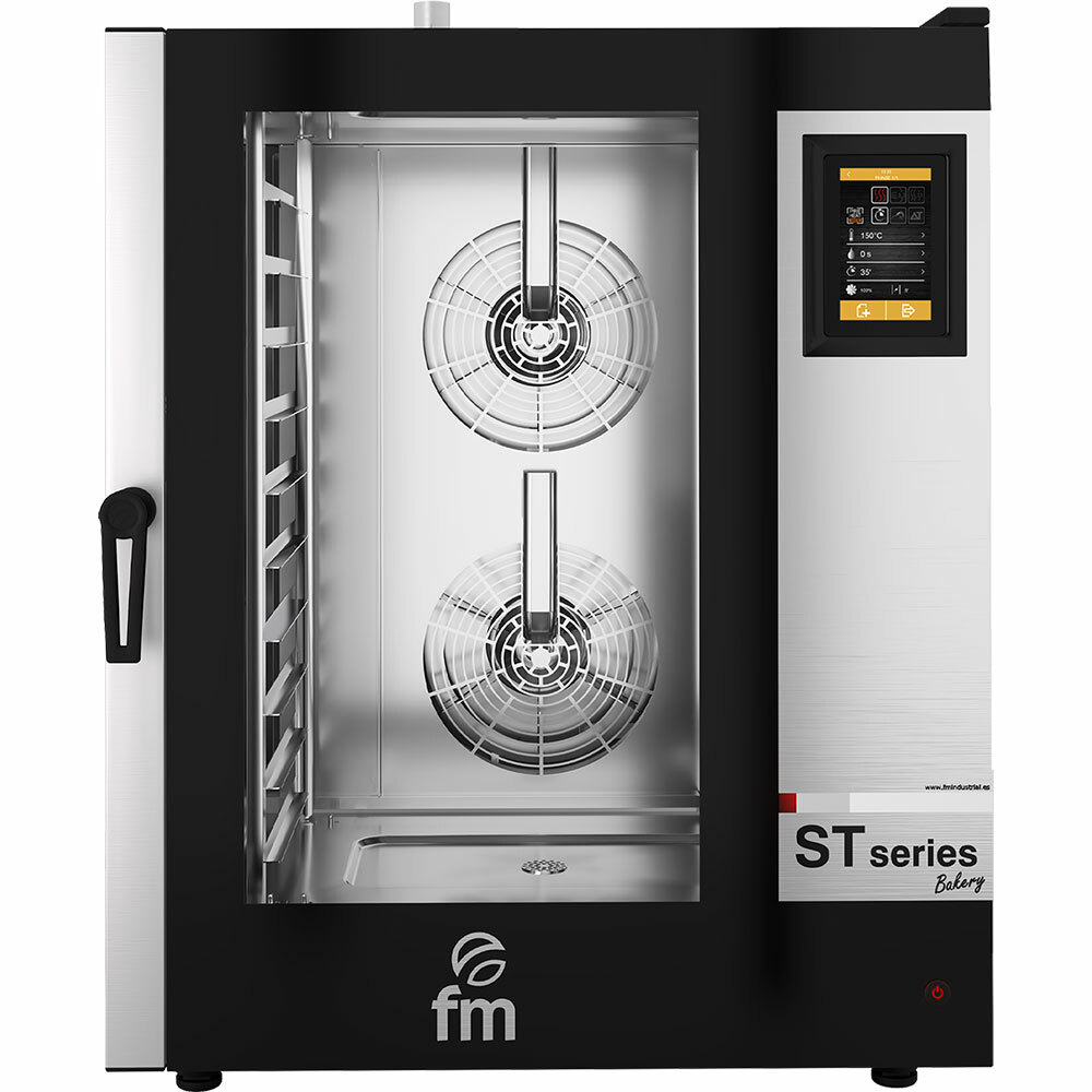 Piec konwekcyjno-parowy,  piekarniczy z systemem mycia, ST-Bakery, dotykowy, 10x(600x400), P 15.6 kW | Stalgast 9120596