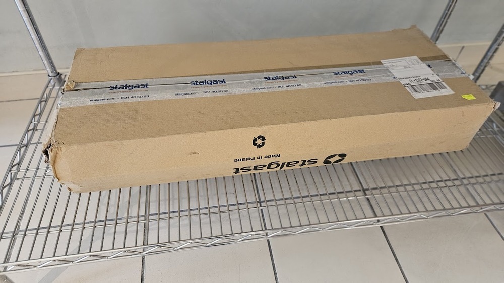 Półka wisząca przestawna podwójna 900x300x660 mm | Stalgast 981773090 OUTLET