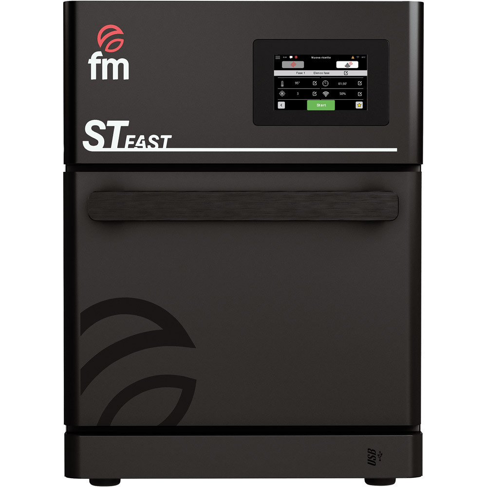 Konwekcyjno-mikrofalowy piec ST-Fast czarny P 6 kW, P 400 V | Stalgast 909732