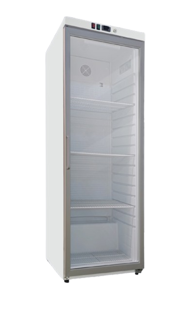 Szafa chłodnicza przeszklona lakierowana 350L DRR 400 G | Redfox 00031013
