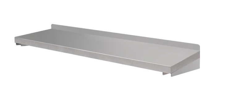 Półka wisząca regulowana z tylnym rantem 1500x300x350 mm | Yato Gastro YG-08942