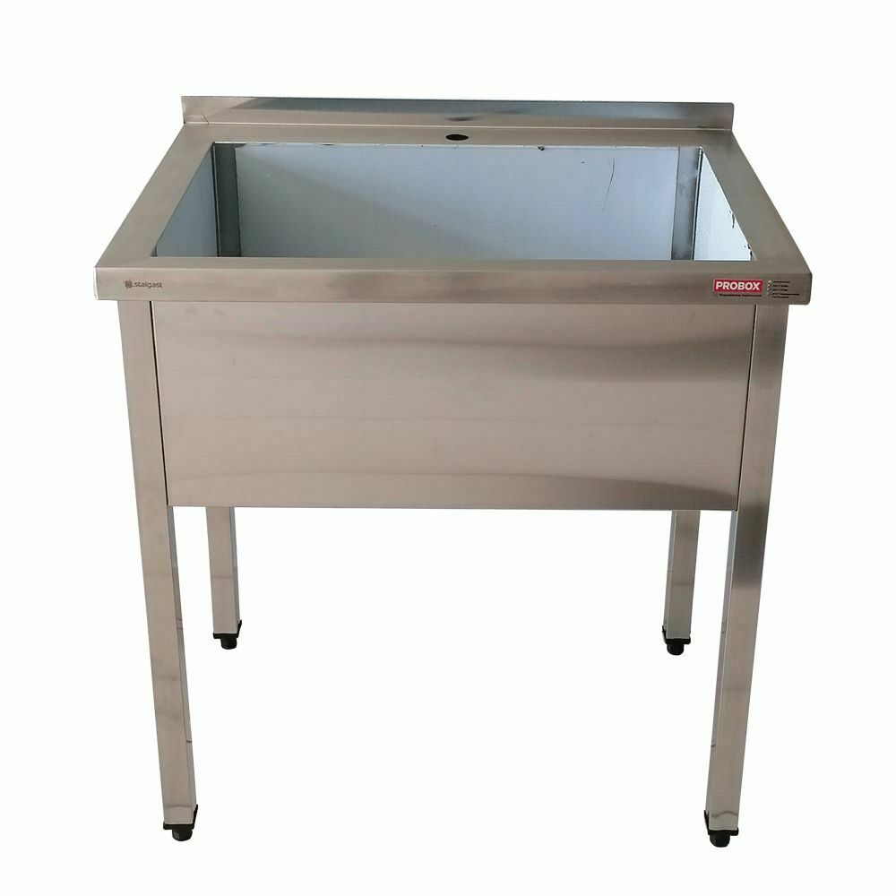 Basen nierdzewny skręcany 800x600x850 mm h=300 mm | Stalgast 671486