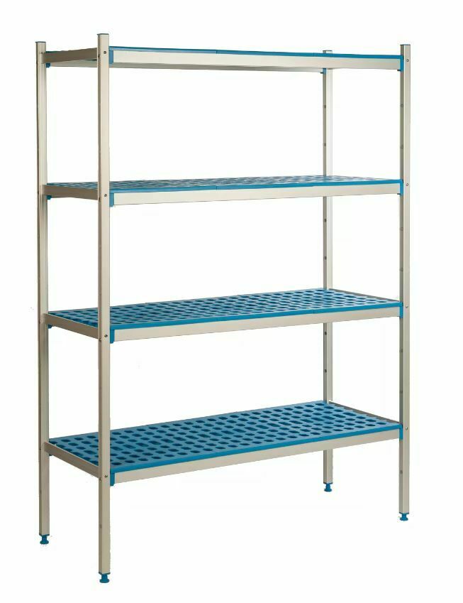 Regał aluminiowo-polipropylenowy 5-półkowy 2500x600x1750 mm | Alushelf 60227