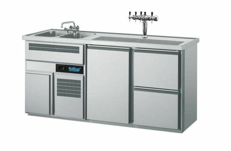 Barowy stół chłodniczy 1-drzwiowy 1950x700x980 mm | Rilling AGTM722L81-1/2