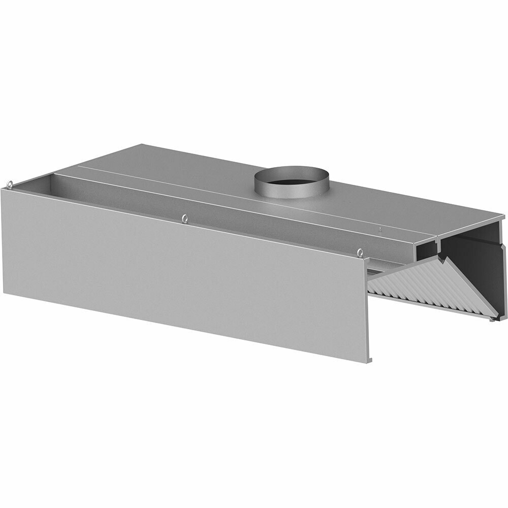 Okap gastronomiczny, przyścienny, skrzyniowy 2500x900x450(H)mm | Stalgast 9820609250