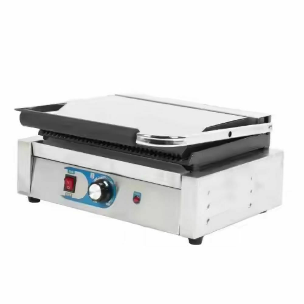 Grill kontaktowy ryflowany 420x300x190 mm| PROBOX PXMLP811E