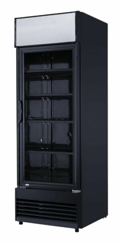 Szafa chłodnicza przeszklona czarna 350L | PROBOX PXLG 350F BLACK