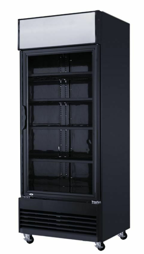 Szafa chłodnicza przeszklona czarna 660L | PROBOX PXLG 660BFM BLACK