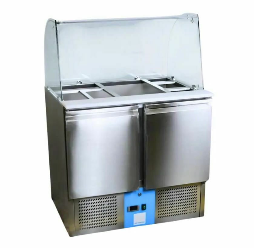 Stół chłodniczy 2-drzwiowy sałatkowy 240L | Ice Horizon S900CG