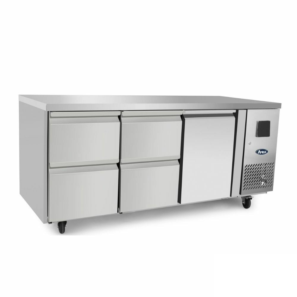 Stół chłodniczy 1-drzwiowy z szufladami 420L | Atosa EPF 3533GR