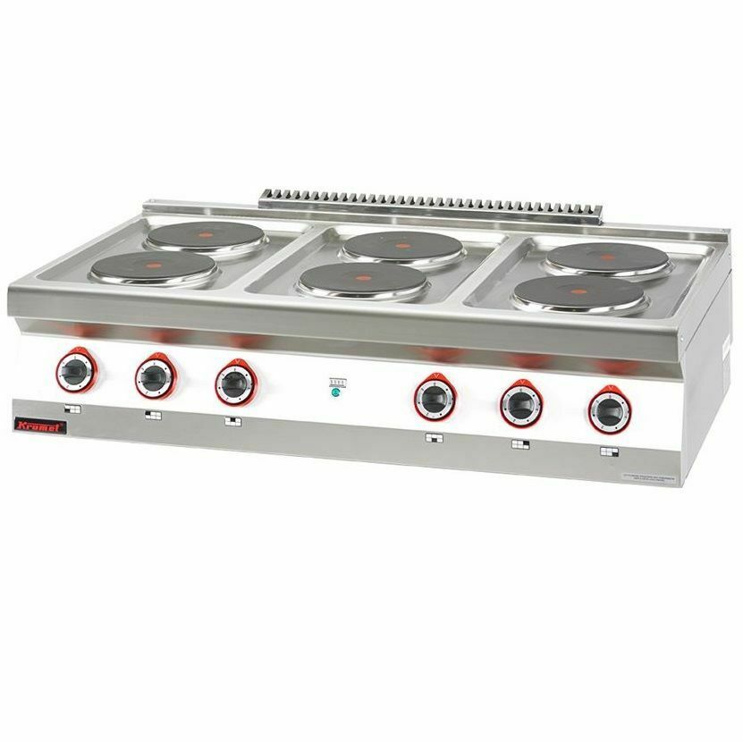 Trzon gastronomiczny elektryczny 6 płyt okrągłych 6x2,6kW