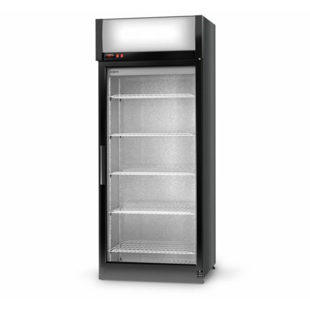 Szafa chłodnicza przeszklona 625x750x2020 mm | Rapa Sch-S 625 AG ecoline