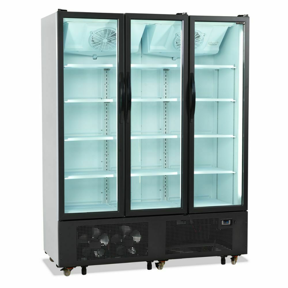 Szafa chłodnicza 3-drzwiowa przeszklona 1600x730x2073 mm | FS1600H Tefcold