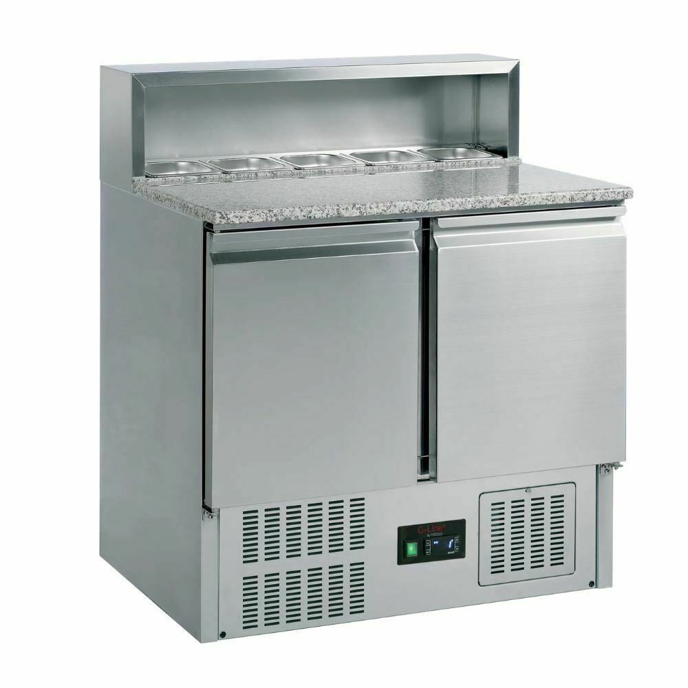 Stół chłodniczy 2-drzwiowy do pizzy GN1/1 260L | Tefcold GP92