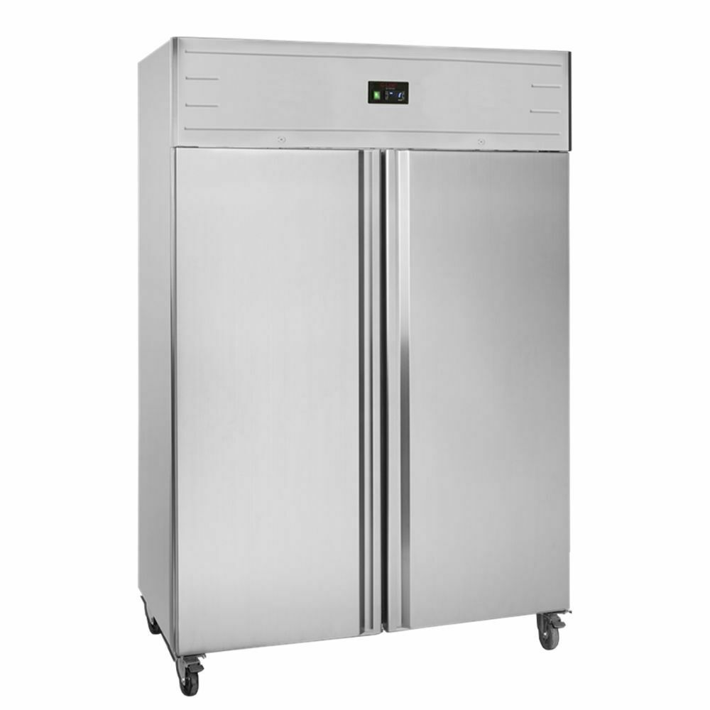 Szafa chłodnicza nierdzewna 2-drzwiowa 1166L | GUC140 Tefcold