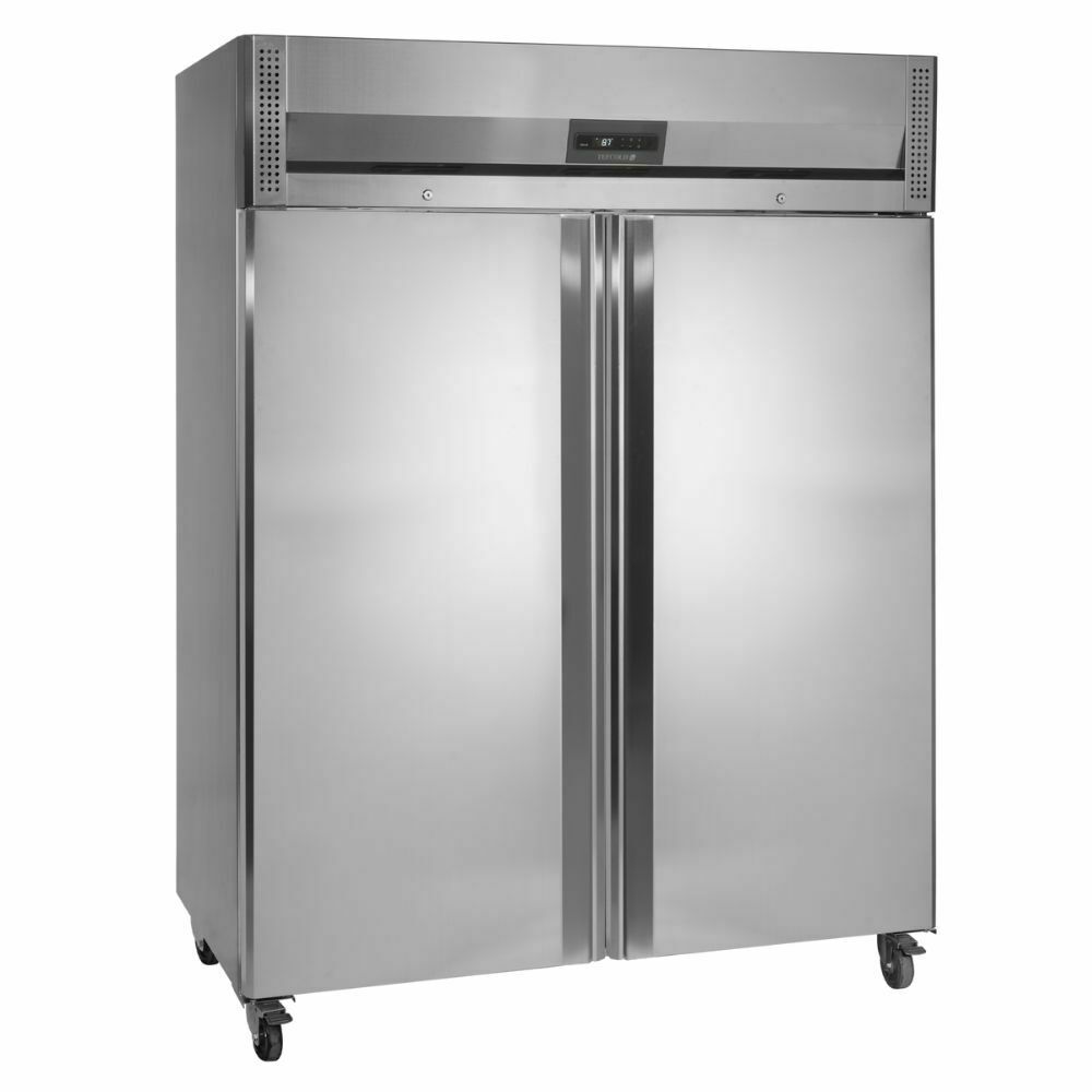 Szafa chłodnicza 2-drzwiowa nierdzewna GN2/1 1410L | RK1420 Tefcold