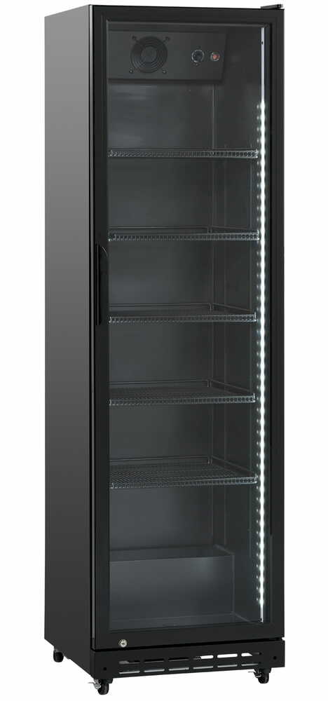 Szafa chłodnicza przeszklona | 392 l | SD430BE (RQ429-BLACK)