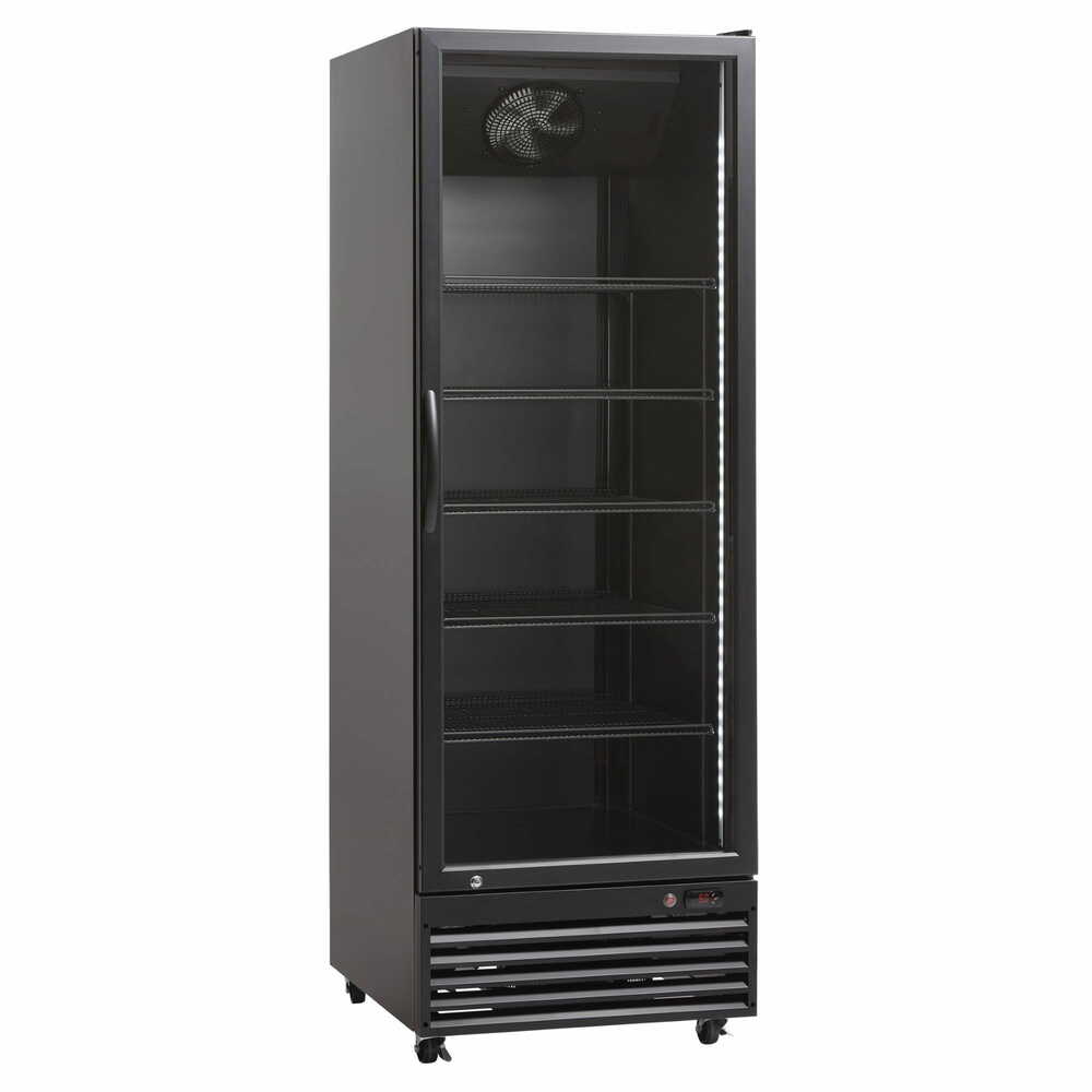 Szafa chłodnicza przeszklona SD726BE | czarna | 498l