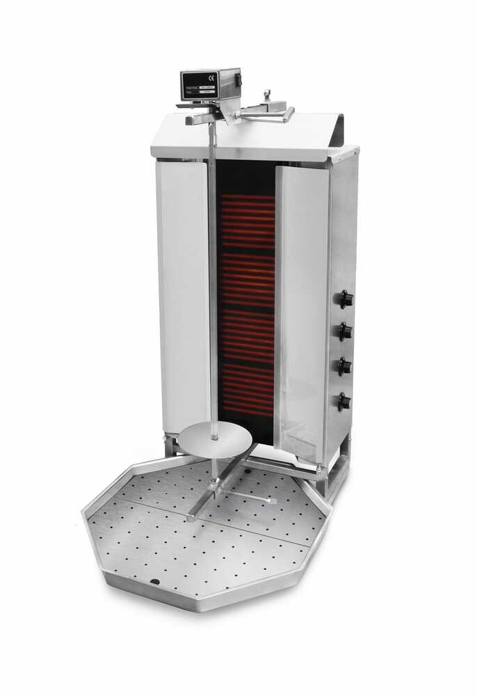 Gyros | opiekacz elektryczny do kebaba | 4 palniki | wsad 60kg KLG231