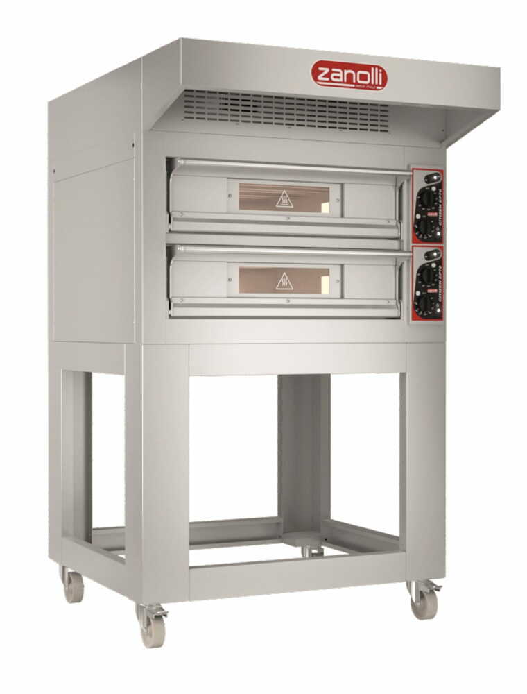 Piec do pizzy CITIZEN EP 70 4+4 / MC | elektryczny | 2 komorowy | 8x33 cm  | 2x 600x400 | 2 lata gwarancji