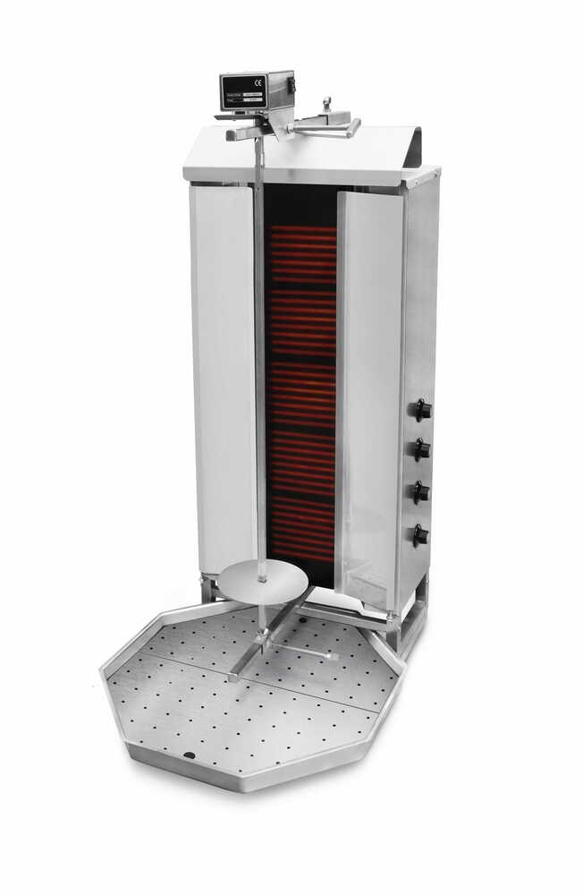 Gyros | opiekacz elektryczny do kebaba | 5 palników | wsad 80kg KLG232