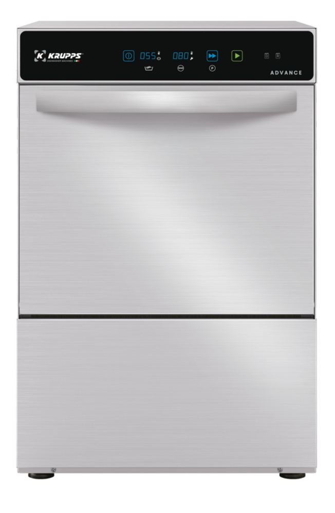 Zmywarka do szkła i talerzy | kosz 400x400 | 230V | panel elektroniczny Advance | KRUPPS ADVANCE LINE C432