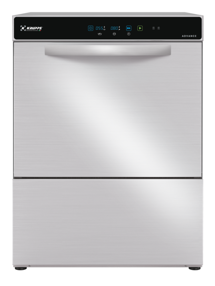 Zmywarka do szkła i talerzy | system podwójnych koszy 500x500 | 400V | KRUPPS ADVANCE LINE C537TE | panel elektroniczny Advance