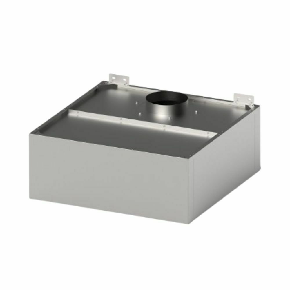 Okap gastronomiczny ze stali nierdzewnej 101x100x40 cm | Gredil 619010