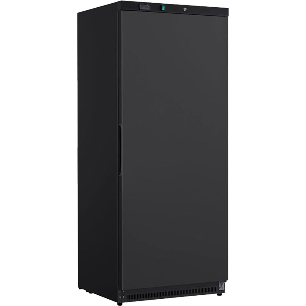 Szafa chłodnicza 1-drzwiowa czarna wnętrze z ABS 570L | Gredil 886610