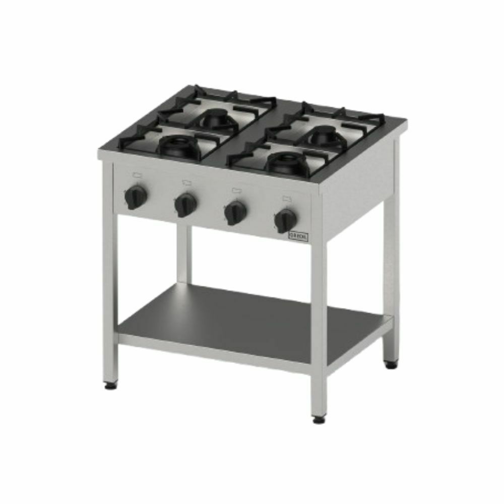 Kuchnia gazowa skręcana 800x700x850 mm P 23.5 kW G20/20 mbar | Gredil 976521
