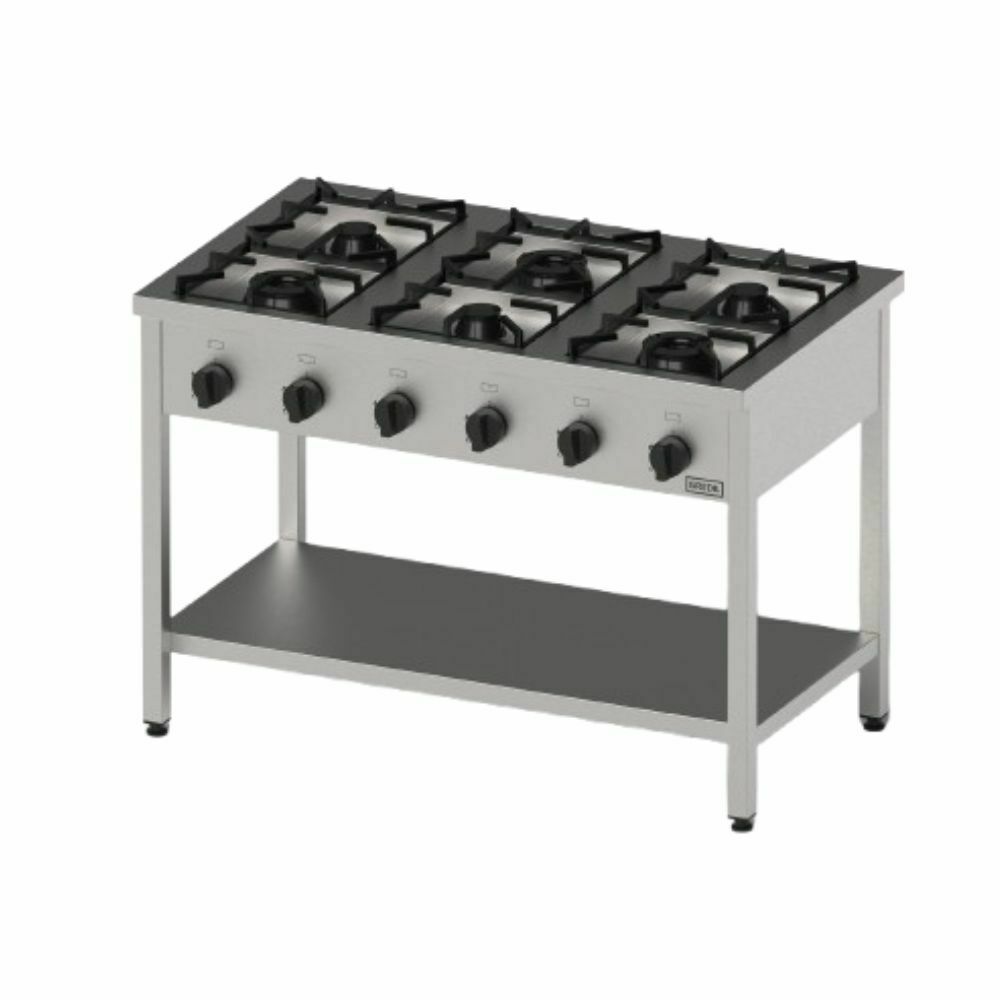 Kuchnia gazowa skręcana 1200x700x850 mm P 33.5 kW G20/20 mbar | Gredil 976611