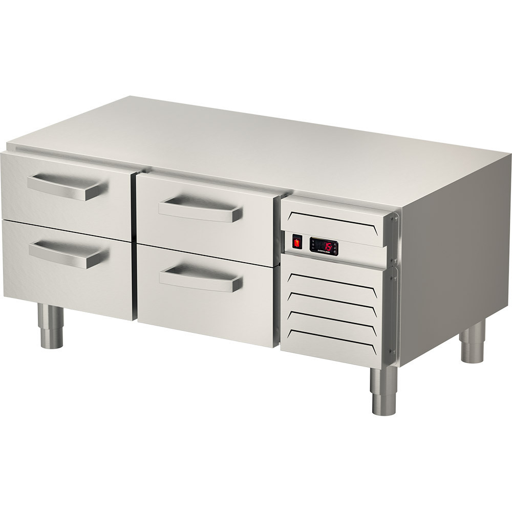 Podstawa chłodnicza linia "700" 1200x650x600 mm 4 szuflady GN 1/1 | Stalgast 887127