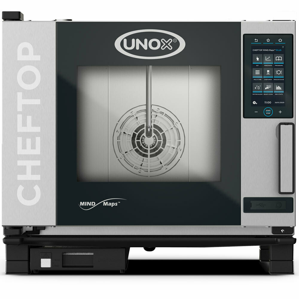 Piec konwekcyjno-parowy ChefTop plus 5xGN1/1 P 9.3 kW | Unox 9000565 Stalgast