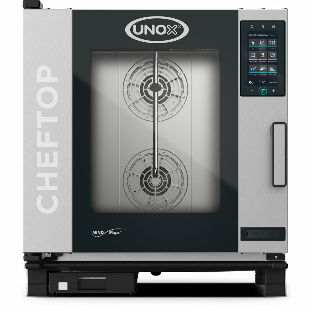 Piec konwekcyjno-parowy ChefTop plus 7xGN1/1 P 11.7 kW | Unox 9000765 Stalgast