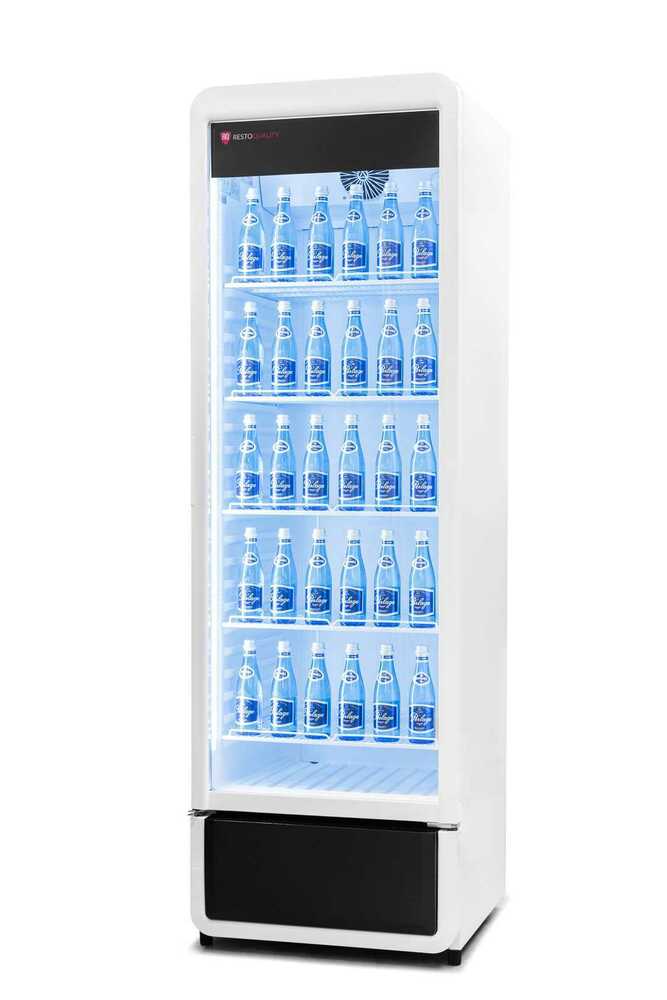 Szafa chłodnicza przeszklona biała | 595x600x1870 mm | 377 l | Resto Quality RQ380